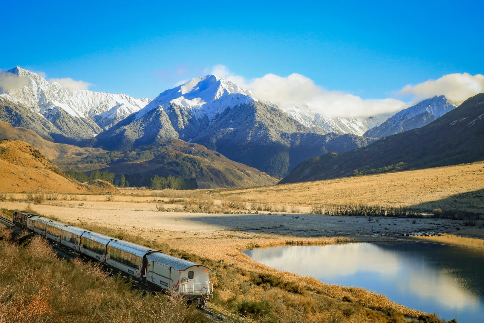 Tranzalpine train journey