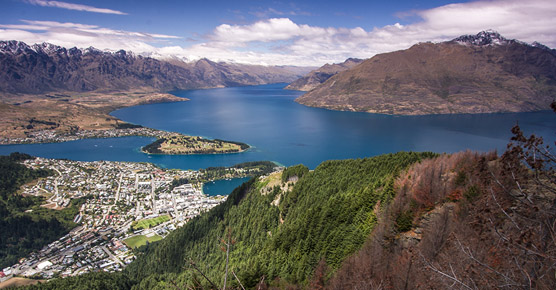 View over Queenstown