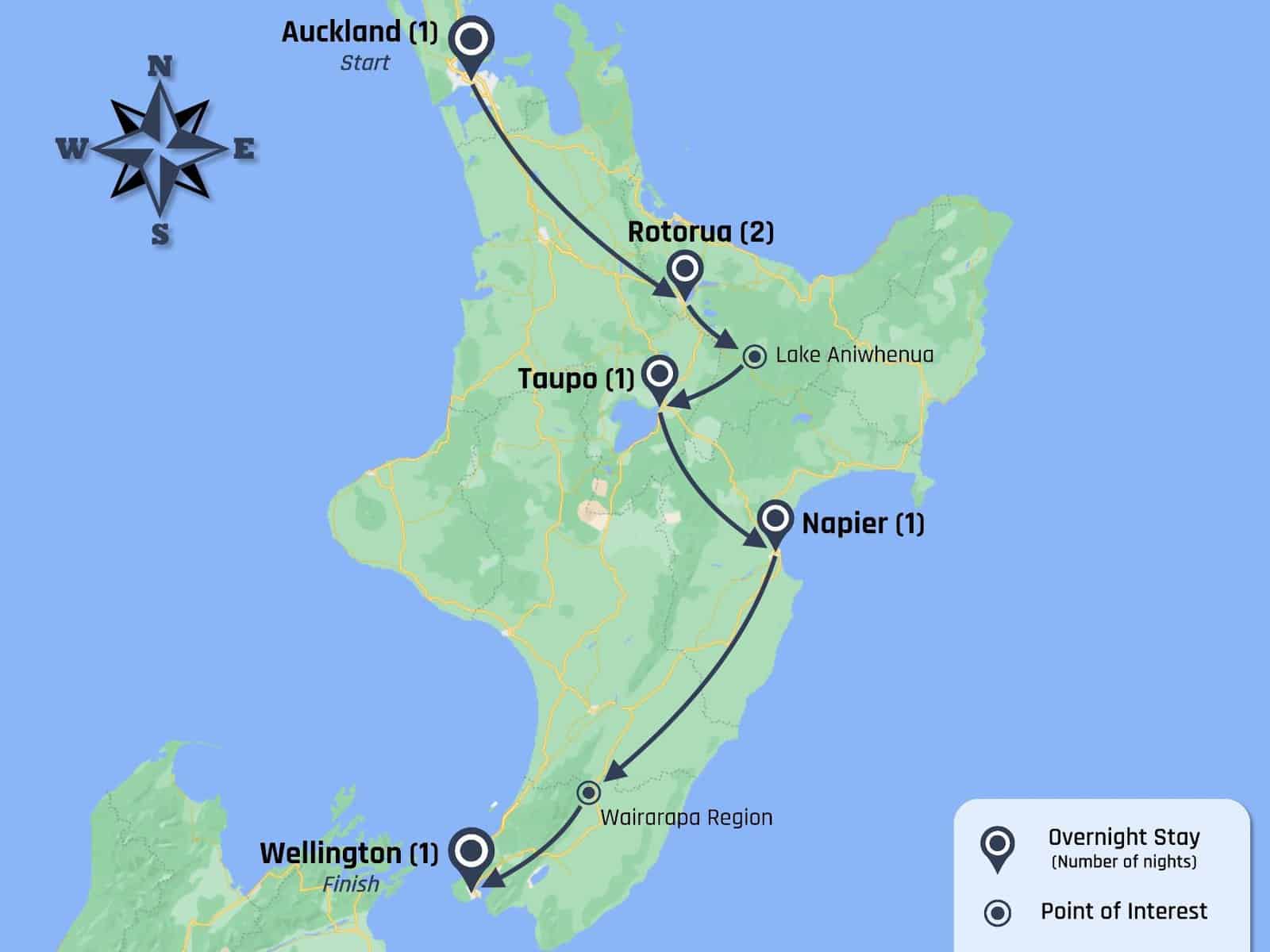 Map of 7-Day Northern Explorer Tour by Kirra Premium Coach Tours