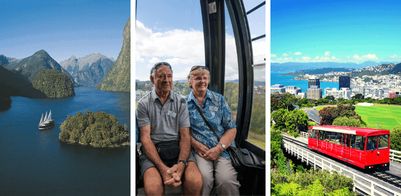 Tours around New Zealand for 50+