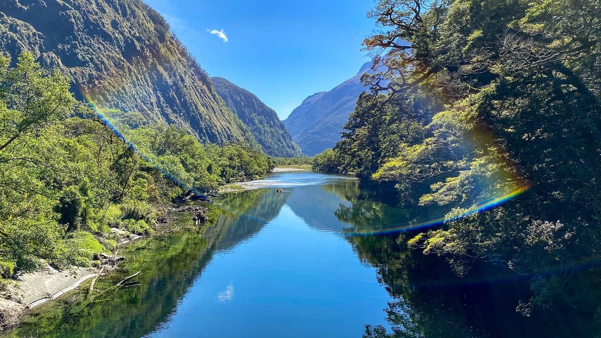 Milford Track in Fiordland National Park,, South Island