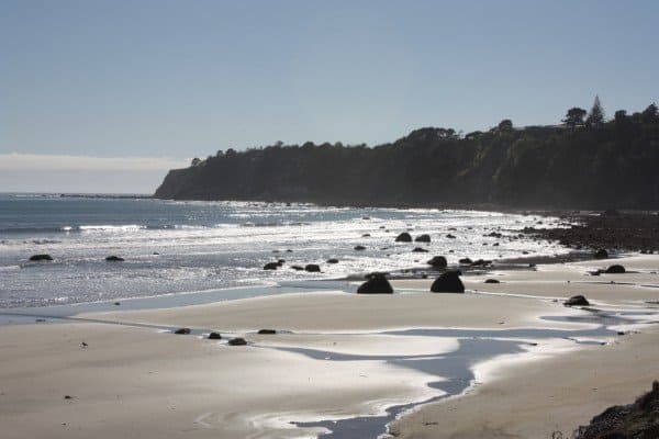 Maketu Beach, the secluded beach the beach where Maori first stepped ashore